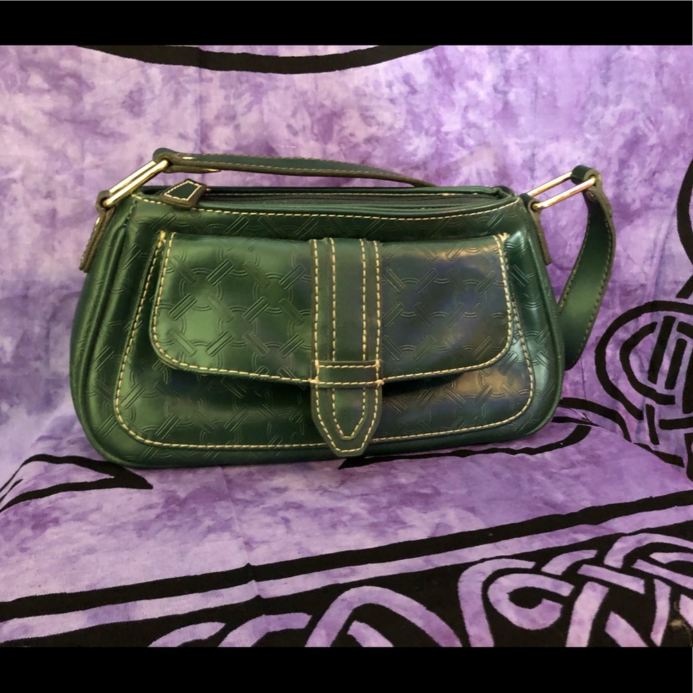 *SOLD* Deep Forest Green Villager by Liz Claiborne